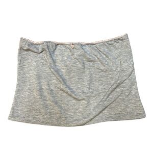 EGO Heather Gray Tube Top Crop Top